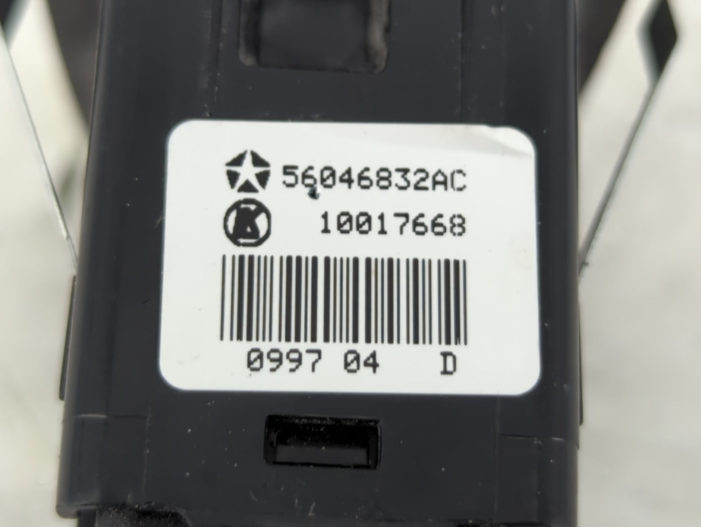 2016-2022 Ram 1500 Master Power Window Switch Replacement Driver Side Left P/N:10017668 56046832AC Fits OEM Used Auto Parts 