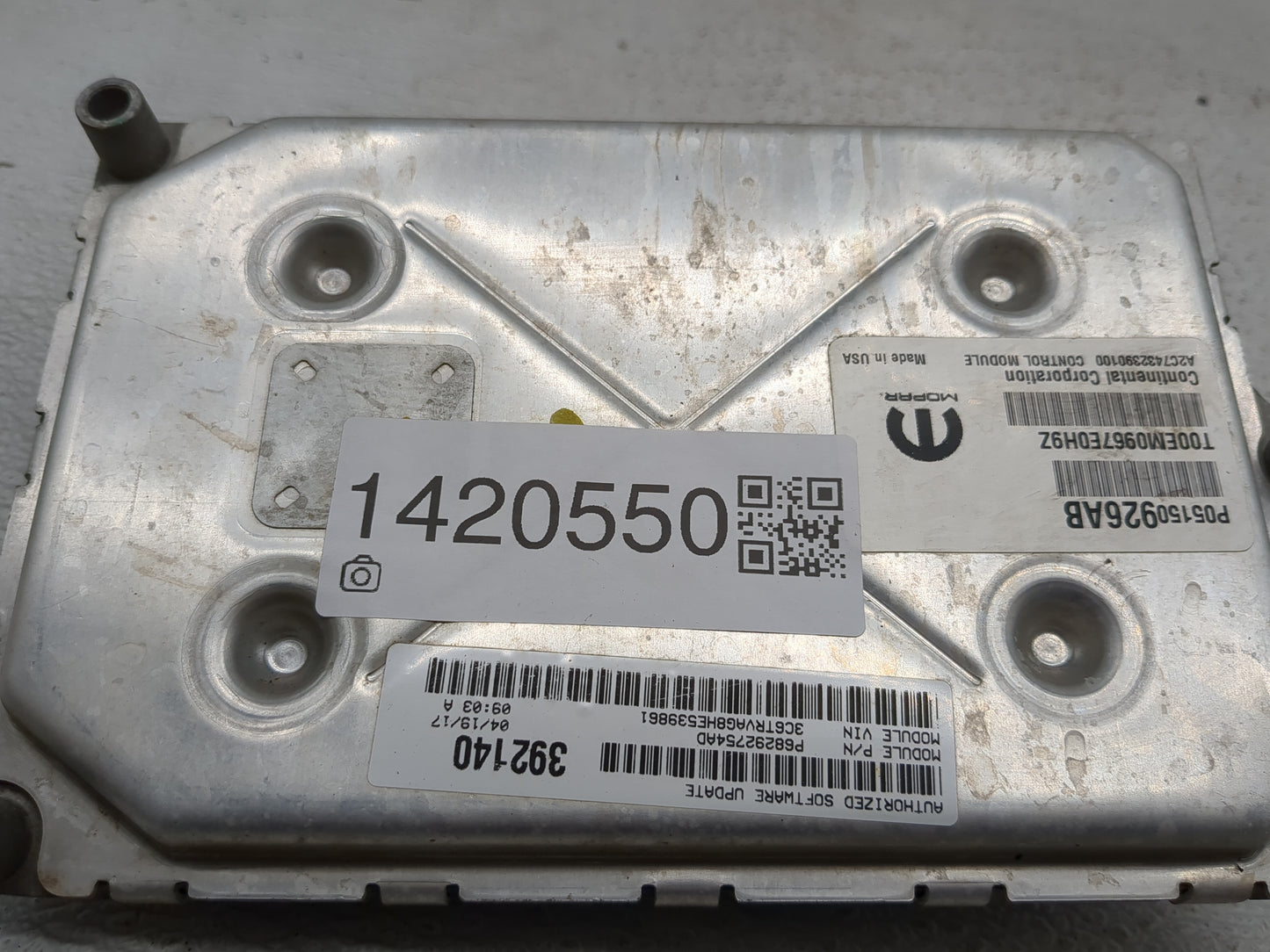 2017 Ram Pro15 PCM Engine Control Computer ECU ECM PCU OEM P/N:P05150926AB P68292754AD, T0DEM0967E0H9Z Fits Fits 2015 2016 2