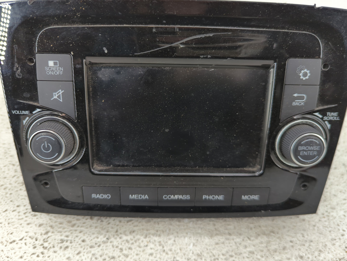 2015-2017 Ram Promaster City Radio AM FM Cd Player Receiver Replacement P/N:07356374750 Fits Fits 2015 2016 2017 OEM Used Au