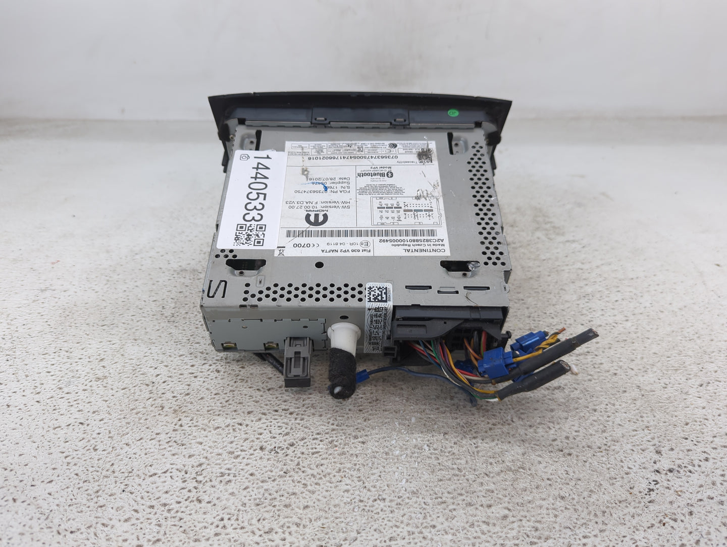 2015-2017 Ram Promaster City Radio AM FM Cd Player Receiver Replacement P/N:07356374750 Fits Fits 2015 2016 2017 OEM Used Au
