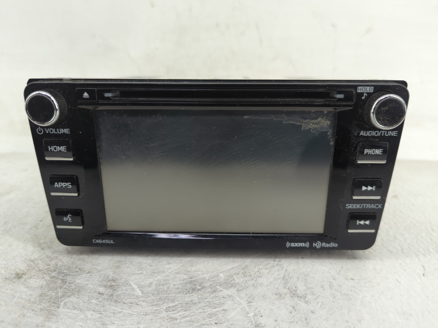 2017 Subaru Brz Radio AM FM Cd Player Receiver Replacement P/N:86201CA640 Fits OEM Used Auto Parts - Oemusedautoparts1.com