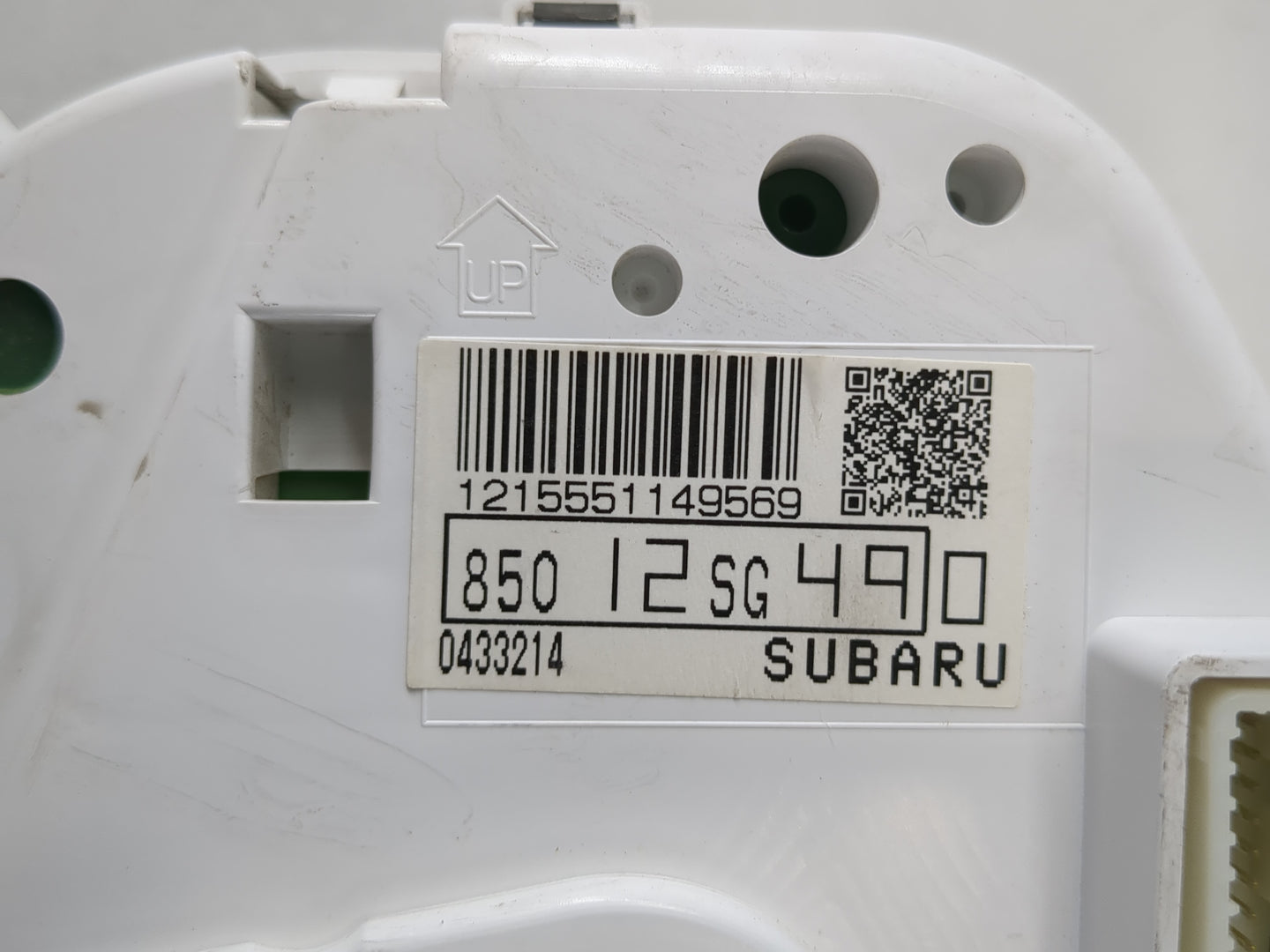 2017 Subaru Forester Instrument Cluster Speedometer Gauges P/N:85012SG490 Fits OEM Used Auto Parts - Oemusedautoparts1.com
