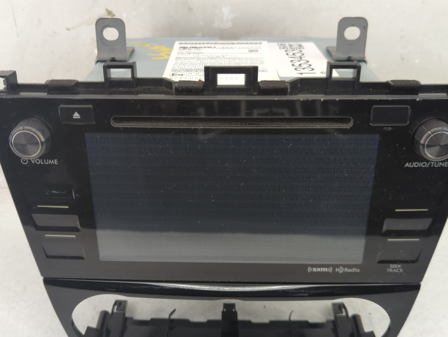 2017 Subaru Forester Radio AM FM Cd Player Receiver Replacement P/N:86201SG670 Fits OEM Used Auto Parts - Oemusedautoparts1.