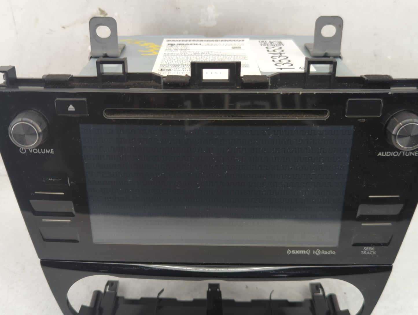2017 Subaru Forester Radio AM FM Cd Player Receiver Replacement P/N:86201SG670 Fits OEM Used Auto Parts - Oemusedautoparts1.