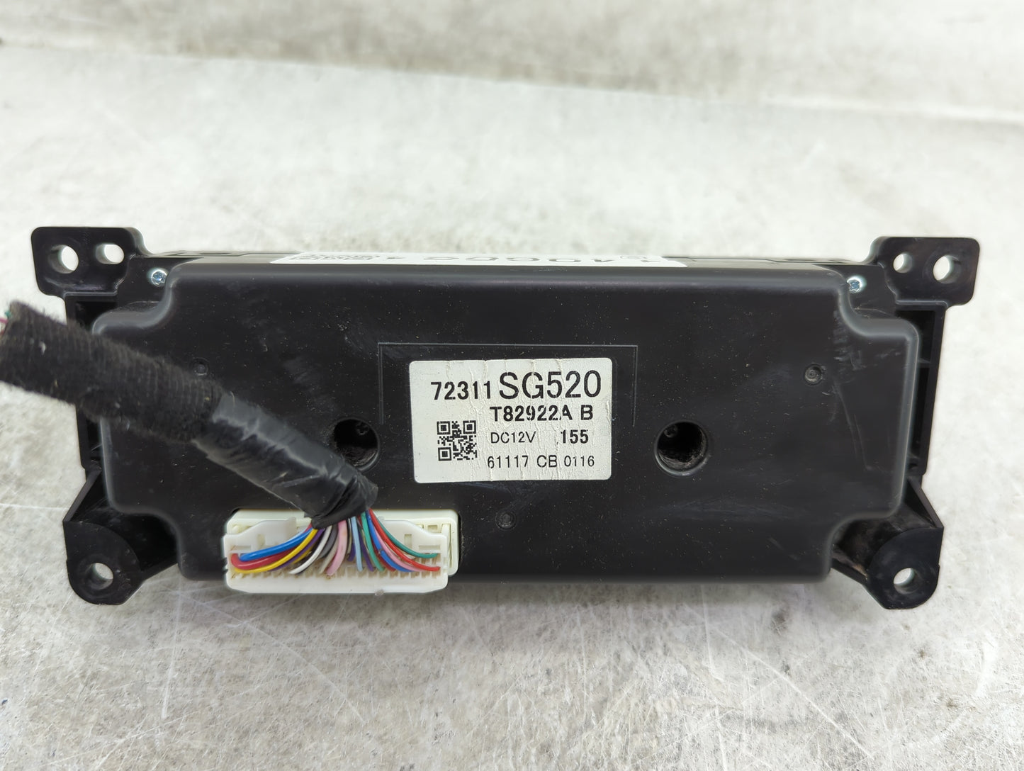 2017 Subaru Forester Climate Control Module Temperature AC/Heater Replacement P/N:72311SG520 T82922AB Fits OEM Used Auto Par
