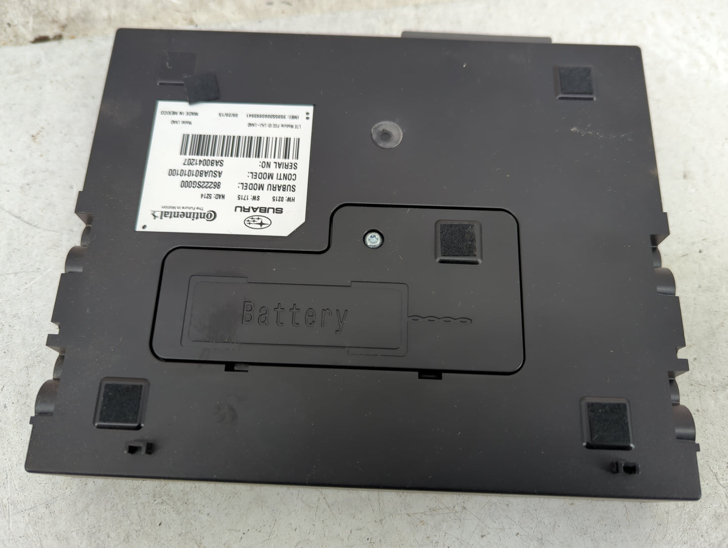 2017 Subaru Forester Communication Control Module - Oemusedautoparts1.com