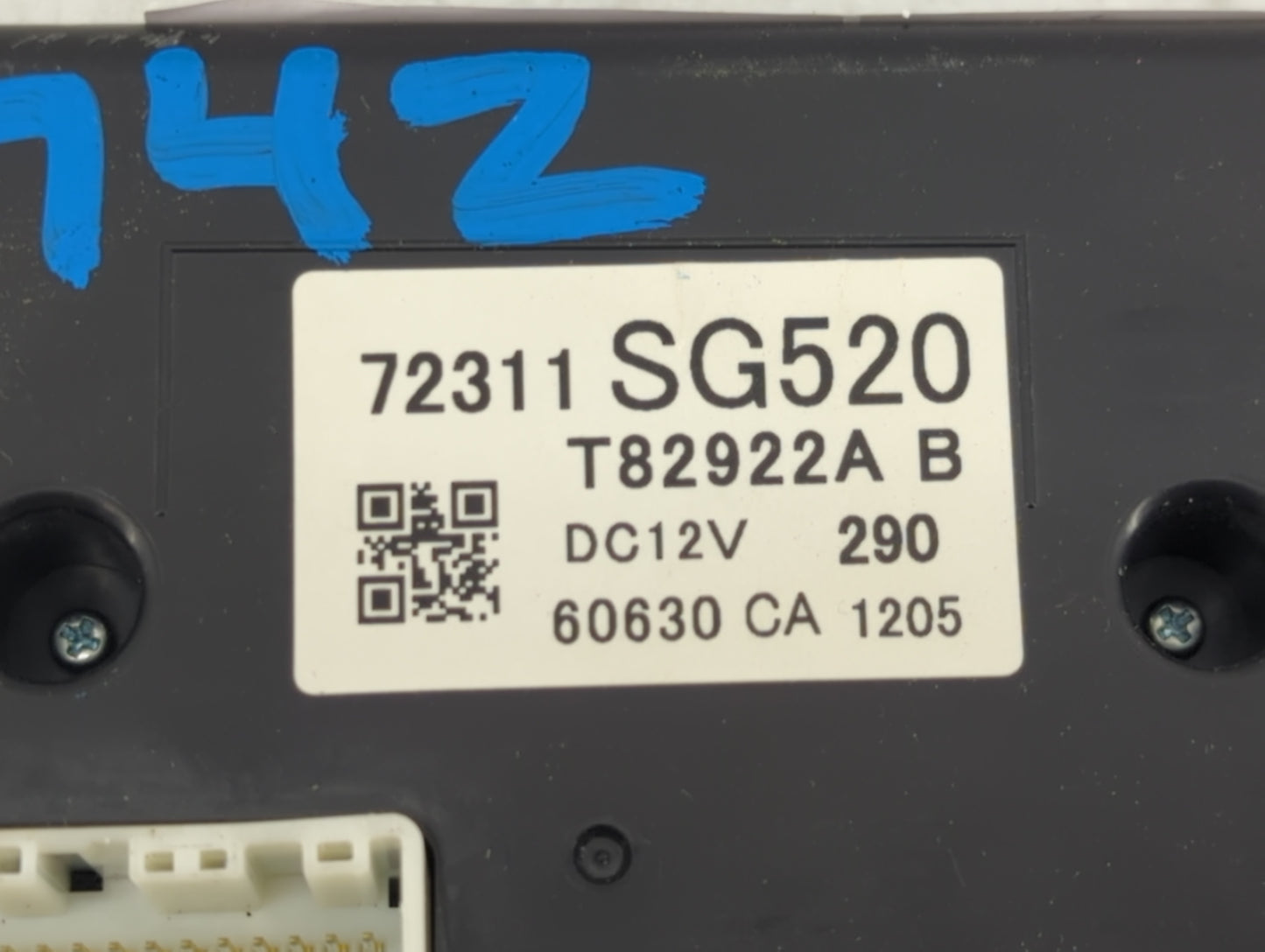 2017 Subaru Forester Climate Control Module Temperature AC/Heater Replacement P/N:72311SG520 T82922AB Fits OEM Used Auto Par