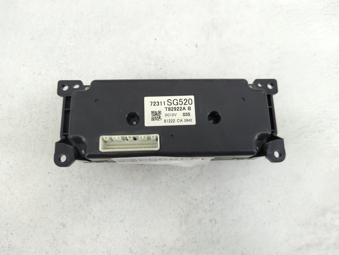 2017 Subaru Forester Climate Control Module Temperature AC/Heater Replacement P/N:72311SG520 T82922A Fits OEM Used Auto Part