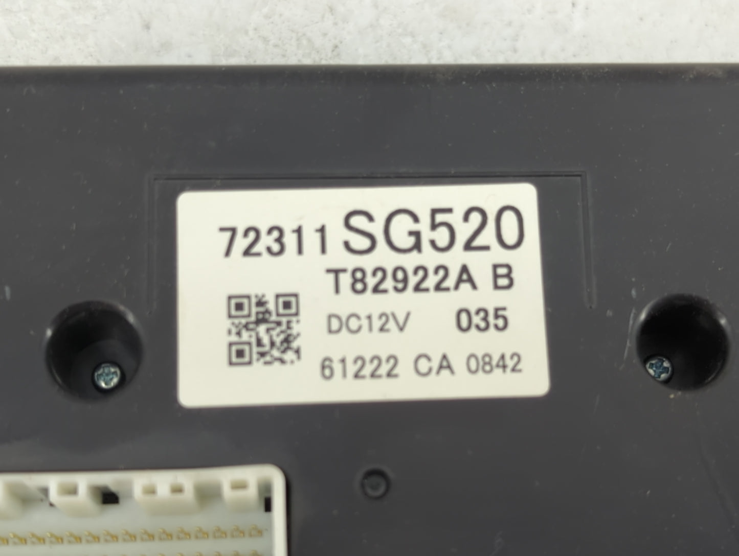 2017 Subaru Forester Climate Control Module Temperature AC/Heater Replacement P/N:72311SG520 T82922A Fits OEM Used Auto Part