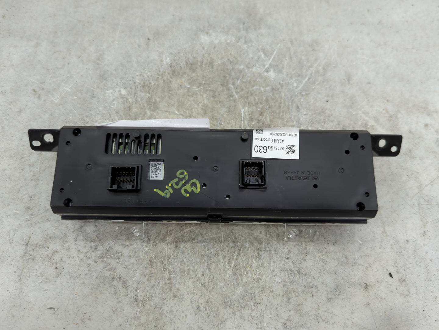 2017 Subaru Forester Climate Control Module Temperature AC/Heater Replacement P/N:85261SG630 Fits OEM Used Auto Parts - Oemu