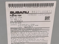 2017 Subaru Forester Radio AM FM Cd Player Receiver Replacement P/N:86271SG871 139000-1291A101, 139000-1291AAP404014 Fits OE