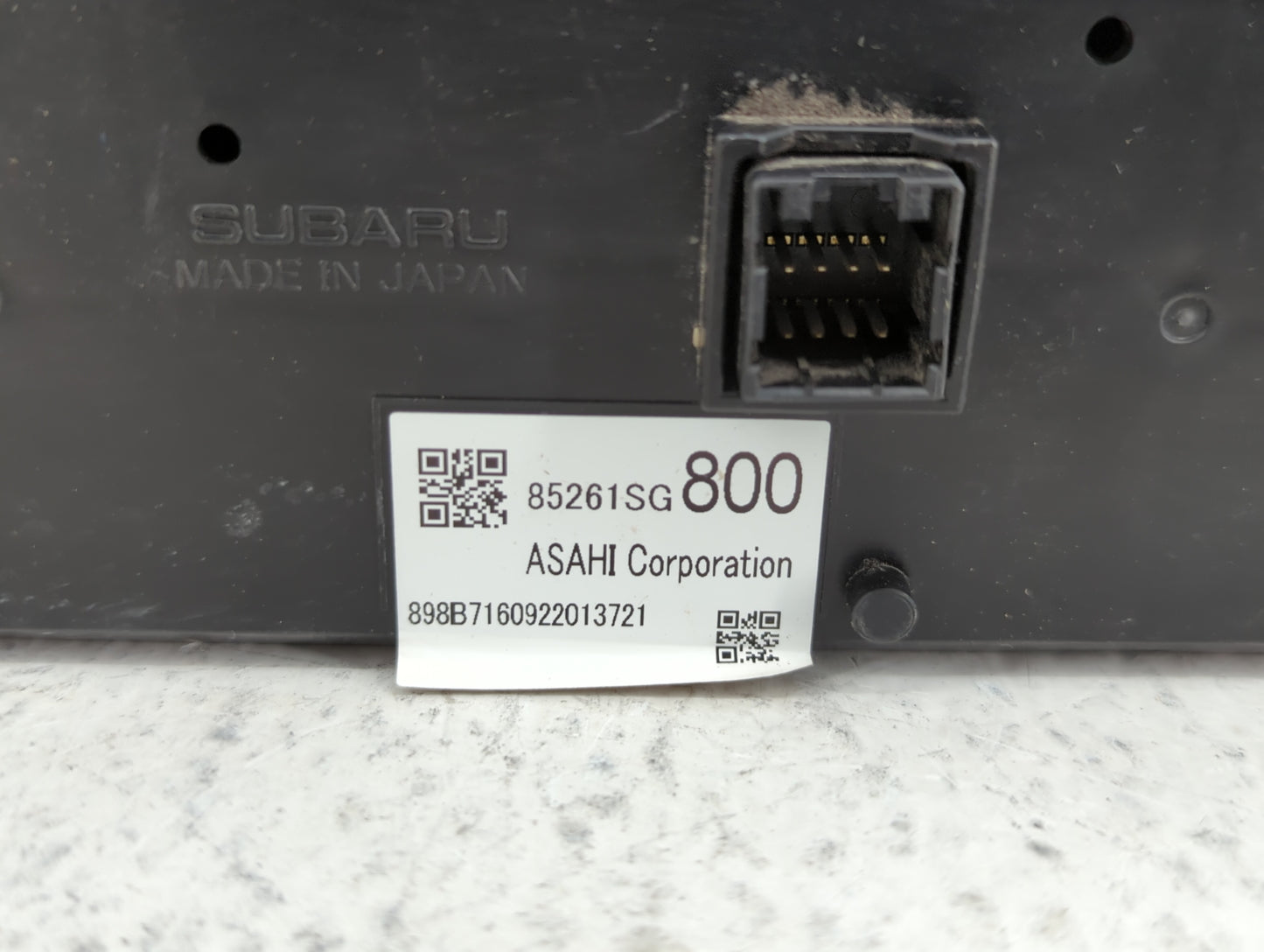 2017 Subaru Forester Radio AM FM Cd Player Receiver Replacement P/N:85261SG800 Fits OEM Used Auto Parts - Oemusedautoparts1.