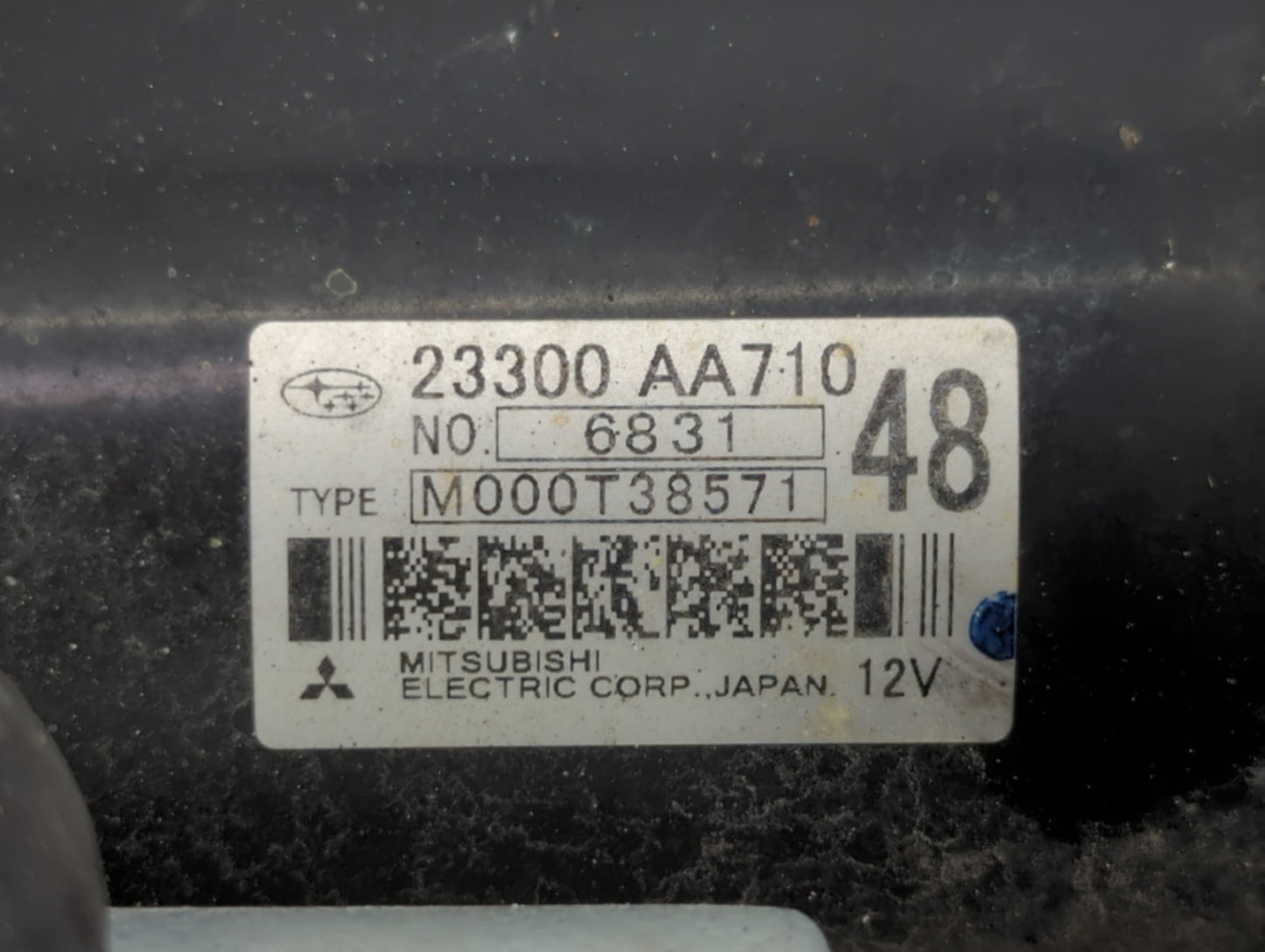 2014-2018 Subaru Forester Car Starter Motor Solenoid OEM P/N:23300 AA710 Fits OEM Used Auto Parts - Oemusedautoparts1.com