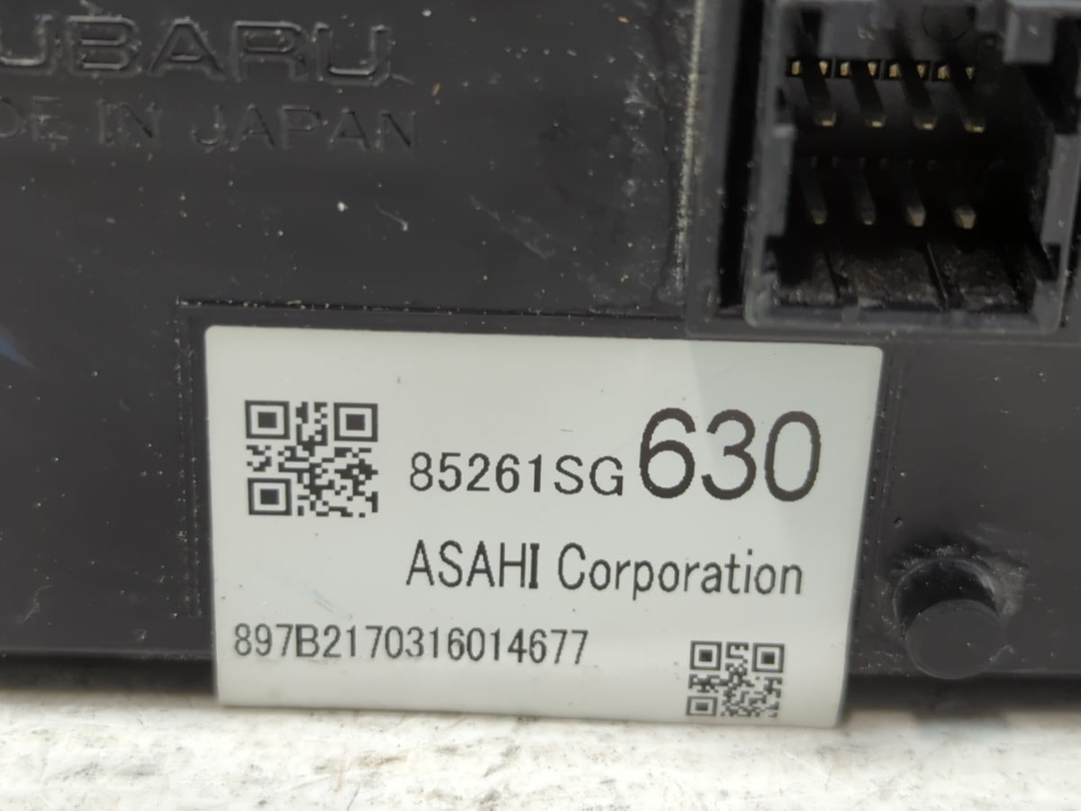 2017 Subaru Forester Information Radio Display Screen 748279 - Oemusedautoparts1.com