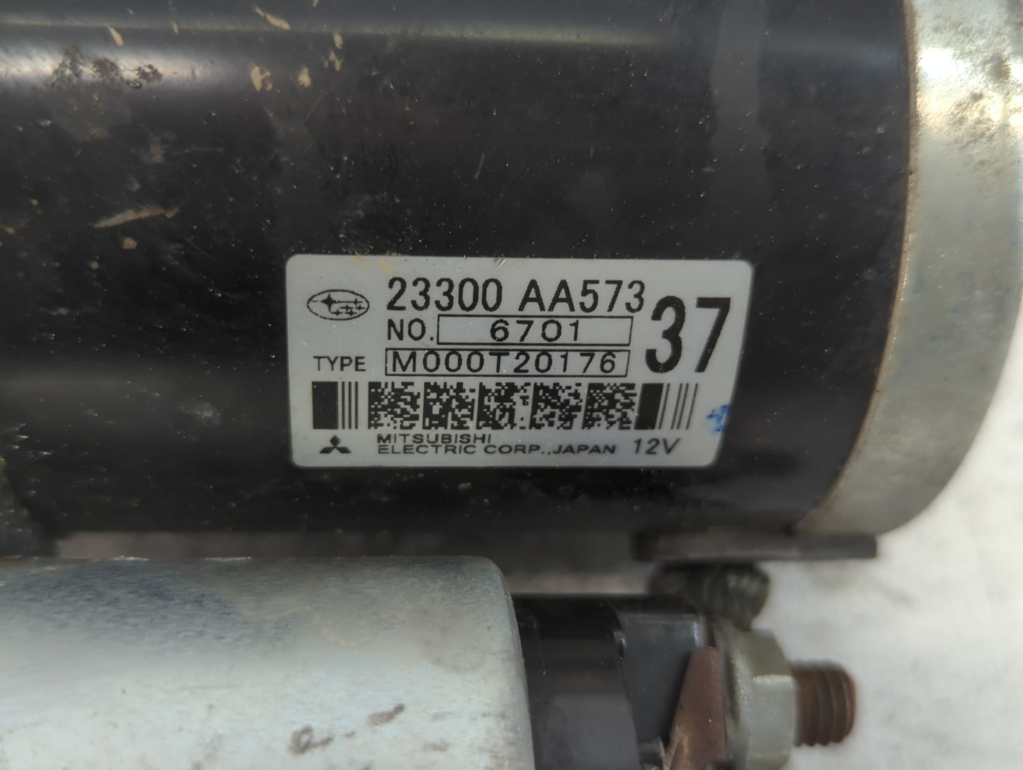 2009-2018 Subaru Forester Car Starter Motor Solenoid OEM P/N:M000T20176 23300 AA573 Fits OEM Used Auto Parts - Oemusedautopa