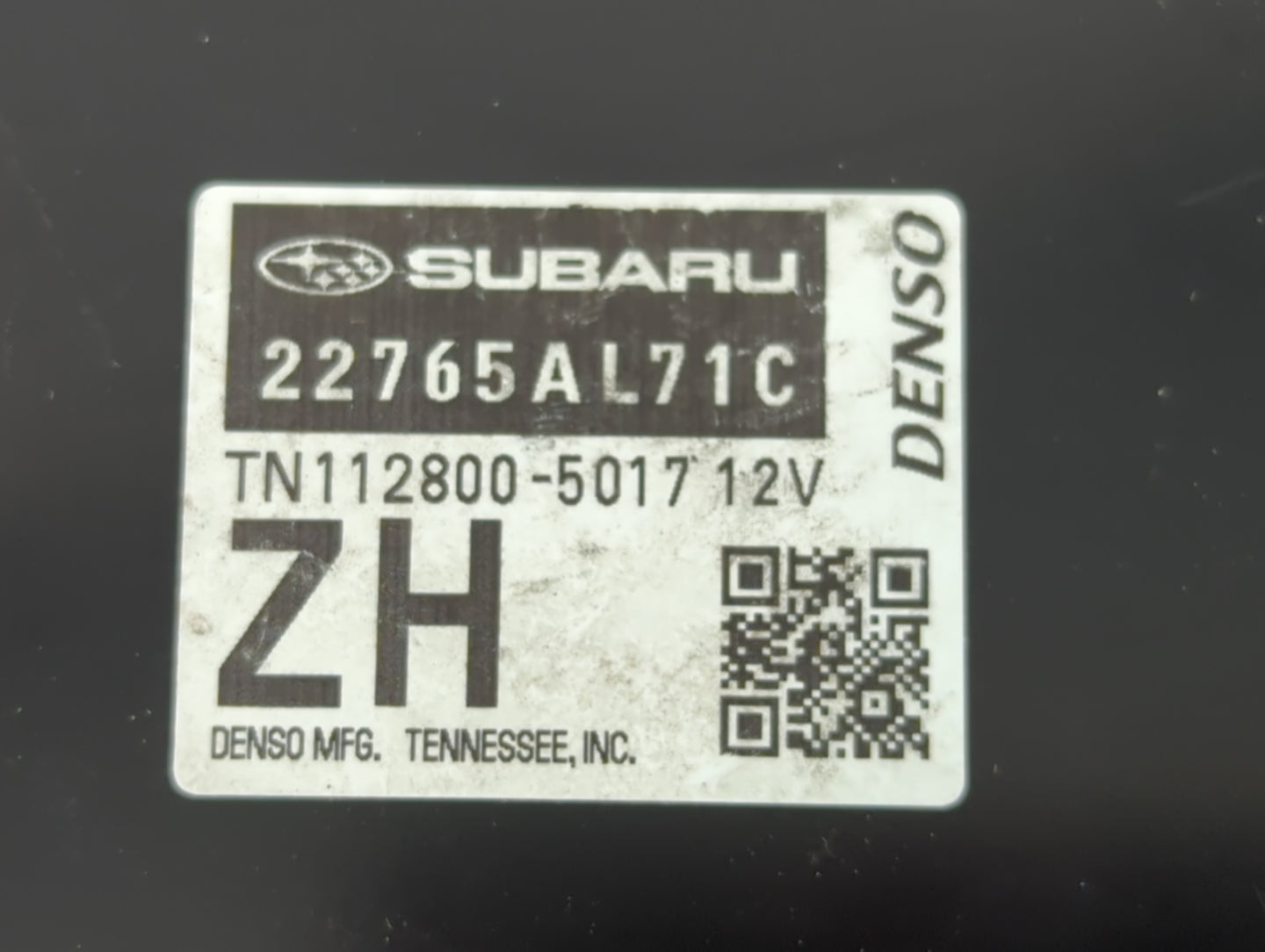 2017-2018 Subaru Impreza PCM Engine Control Computer ECU ECM PCU OEM P/N:TN112800-5017 22765AL71C Fits Fits 2017 2018 OEM Us