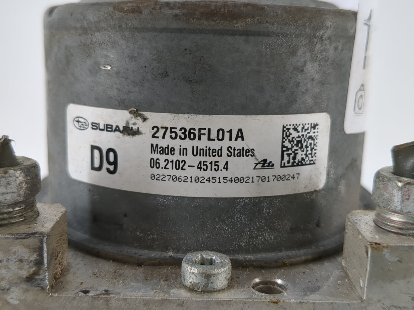2017-2021 Subaru Impreza ABS Pump Control Module Replacement P/N:27536FL01A Fits Fits 2017 2018 2019 2020 2021 OEM Used Auto