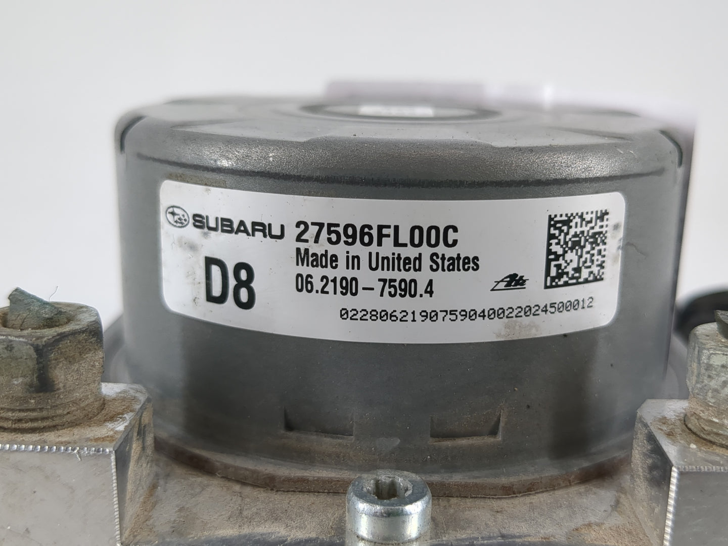 2017-2021 Subaru Impreza ABS Pump Control Module Replacement P/N:27596FL00C Fits Fits 2017 2018 2019 2020 2021 OEM Used Auto
