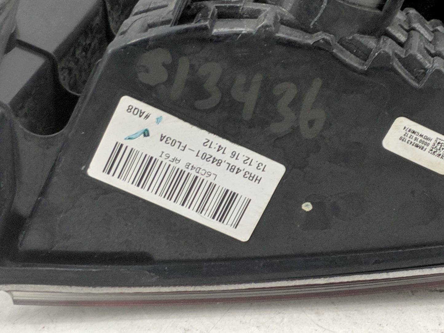 2017 Subaru Impreza Tail Light Assembly Passenger Right OEM P/N:84201-FL03A Fits OEM Used Auto Parts - Oemusedautoparts1.com
