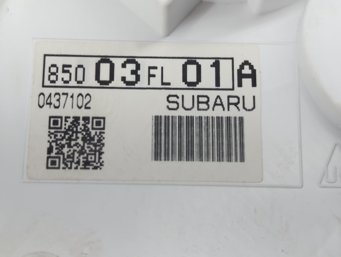 2017-2019 Subaru Impreza Instrument Cluster Speedometer Gauges P/N:85003FL01A Fits Fits 2017 2018 2019 OEM Used Auto Parts -