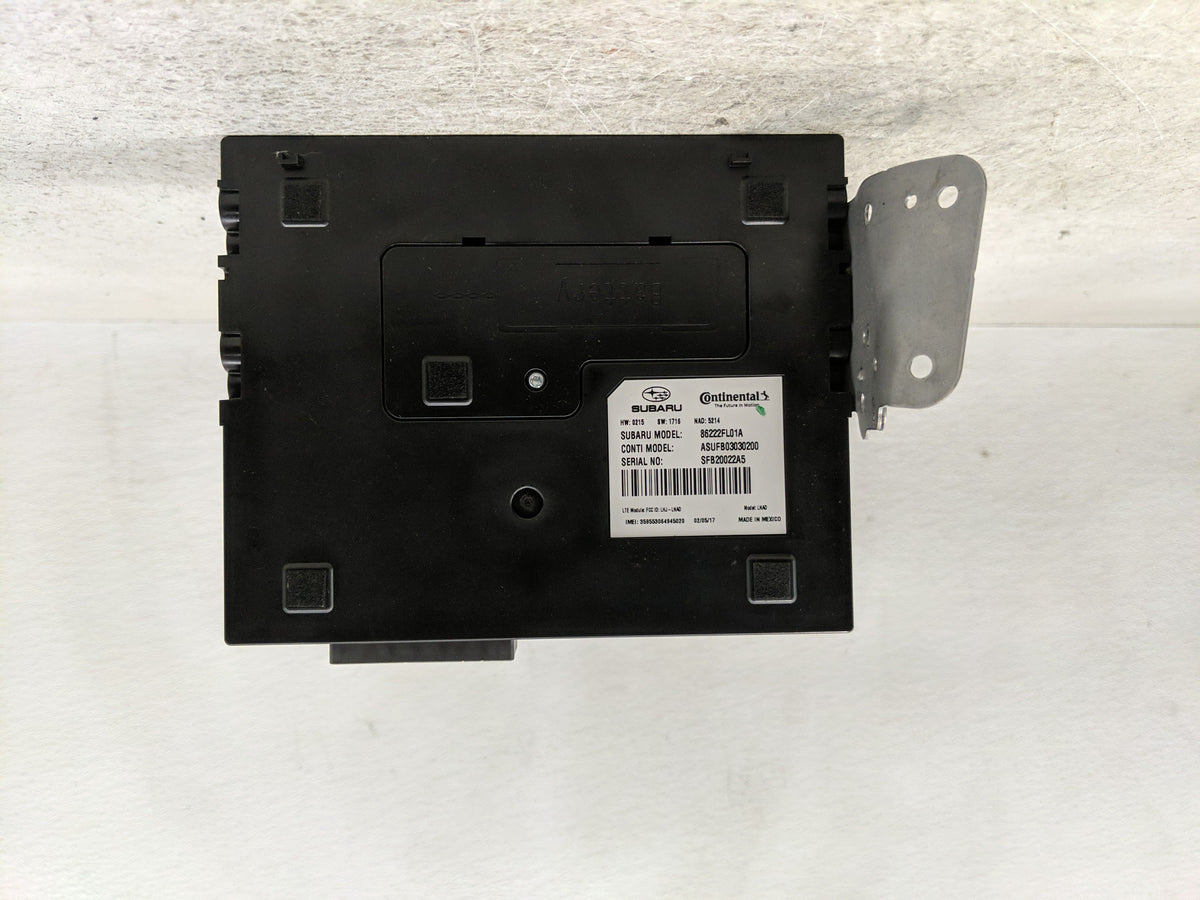 2017 Subaru Impreza PCM Engine Control Computer ECU ECM PCU OEM P/N:86222FL01A OEM Used Auto Parts - Oemusedautoparts1.com