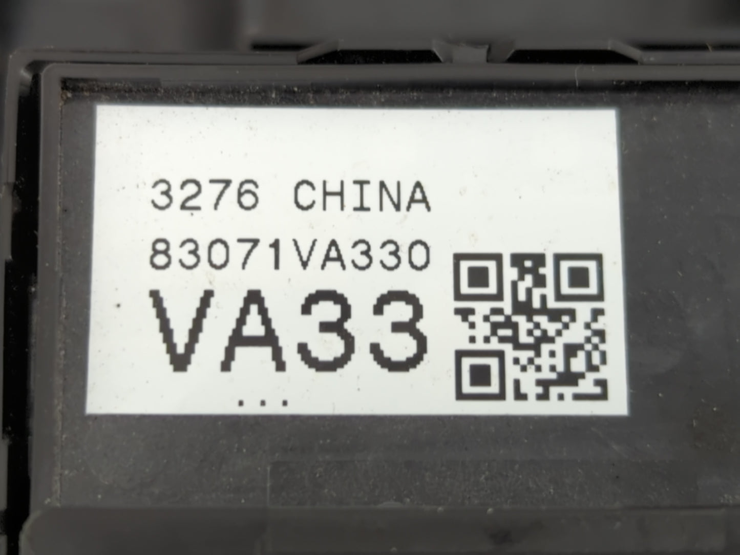 2017-2022 Subaru Impreza Master Power Window Switch Replacement Driver Side Left P/N:83071VA330 Fits OEM Used Auto Parts - O