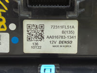 2017 Subaru Impreza Climate Control Module Temperature AC/Heater Replacement P/N:72311FL51A AA016783-1341 Fits OEM Used Auto