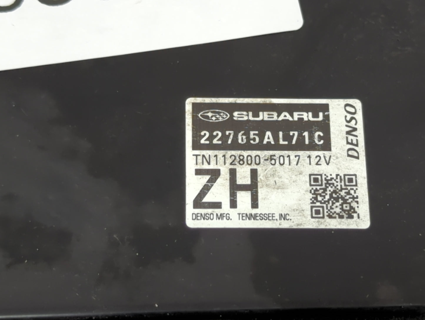 2017 Subaru Impreza PCM Engine Control Computer ECU ECM PCU OEM P/N:22765AL71C TN112800-5017 Fits OEM Used Auto Parts - Oemu