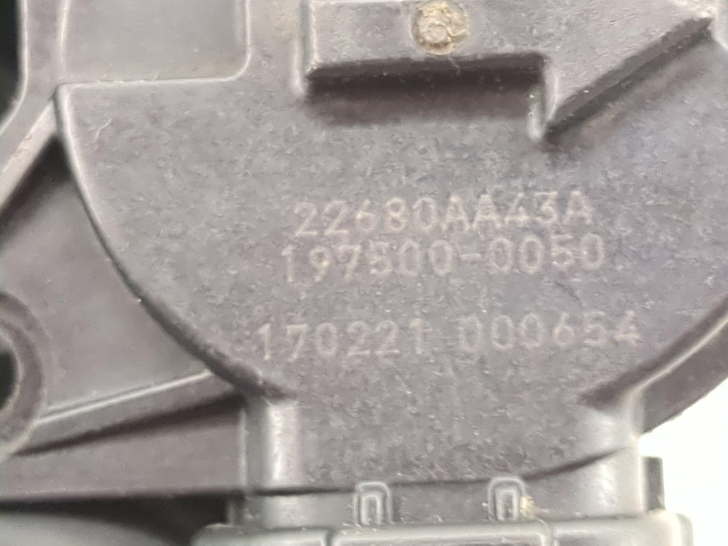 2017-2022 Subaru Impreza Mass Air Flow Meter Maf 1486673 - Oemusedautoparts1.com