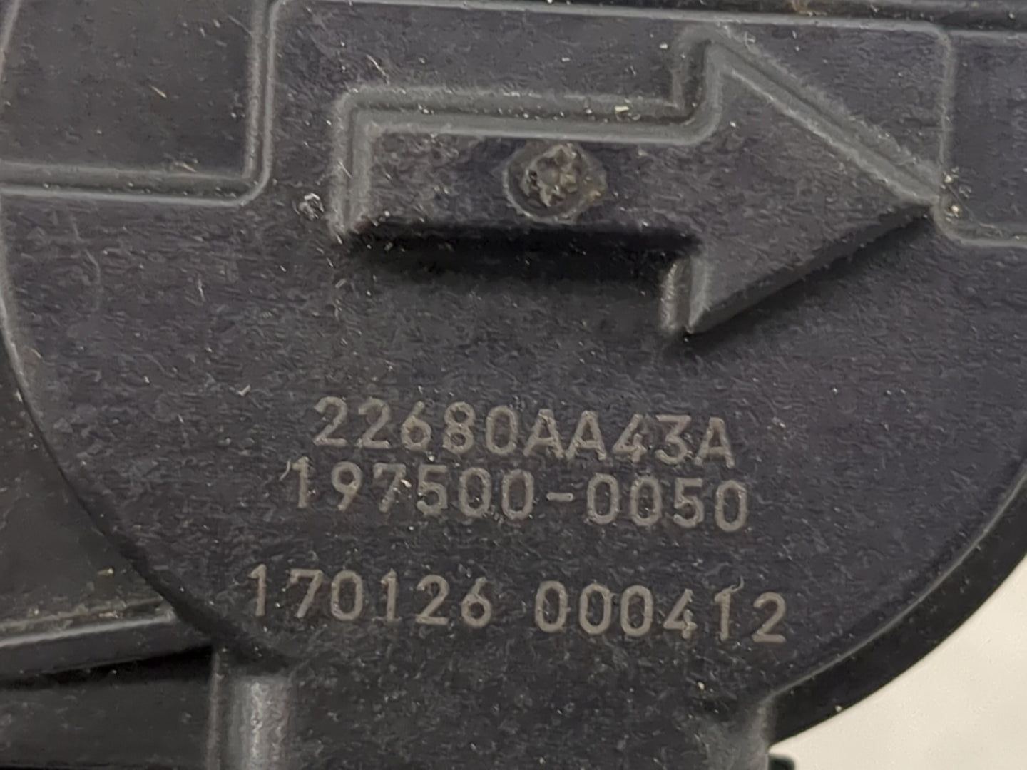 2017-2022 Subaru Impreza Mass Air Flow Meter Maf 1488670 - Oemusedautoparts1.com