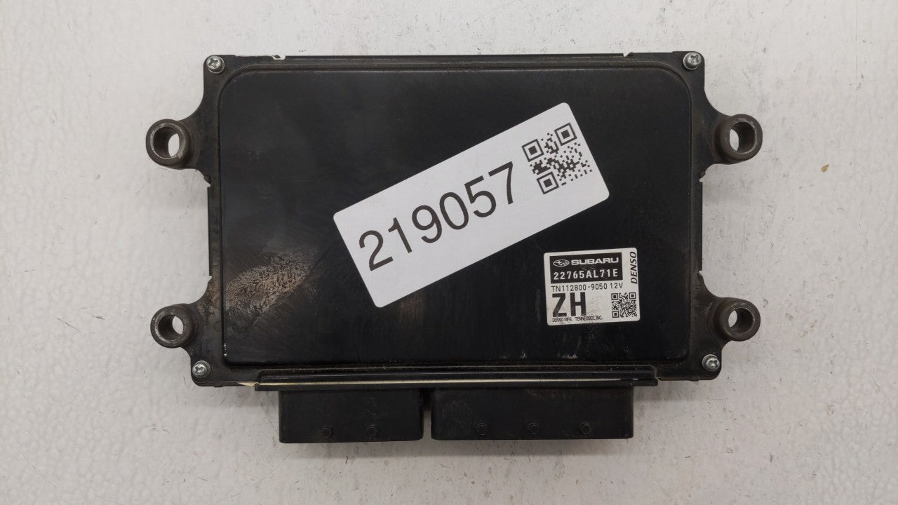 2017 Subaru Impreza PCM Engine Control Computer ECU ECM PCU OEM P/N:22765AL71E 22765AL71B Fits OEM Used Auto Parts - Oemused