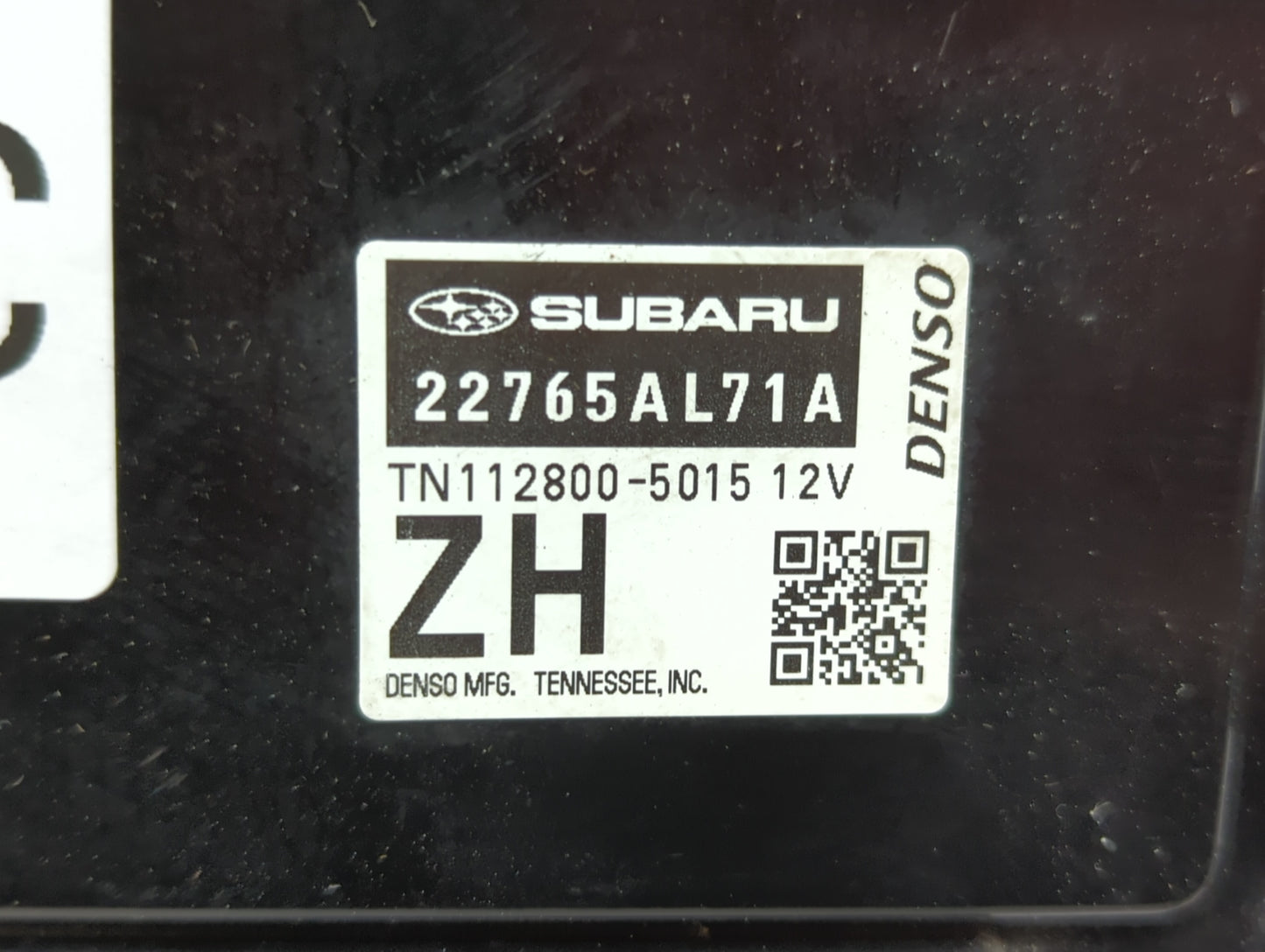 2017 Subaru Impreza PCM Engine Control Computer ECU ECM PCU OEM P/N:22765AL71A 22765AJ60C, 22765AJ60A, 22765AJ60B Fits OEM U