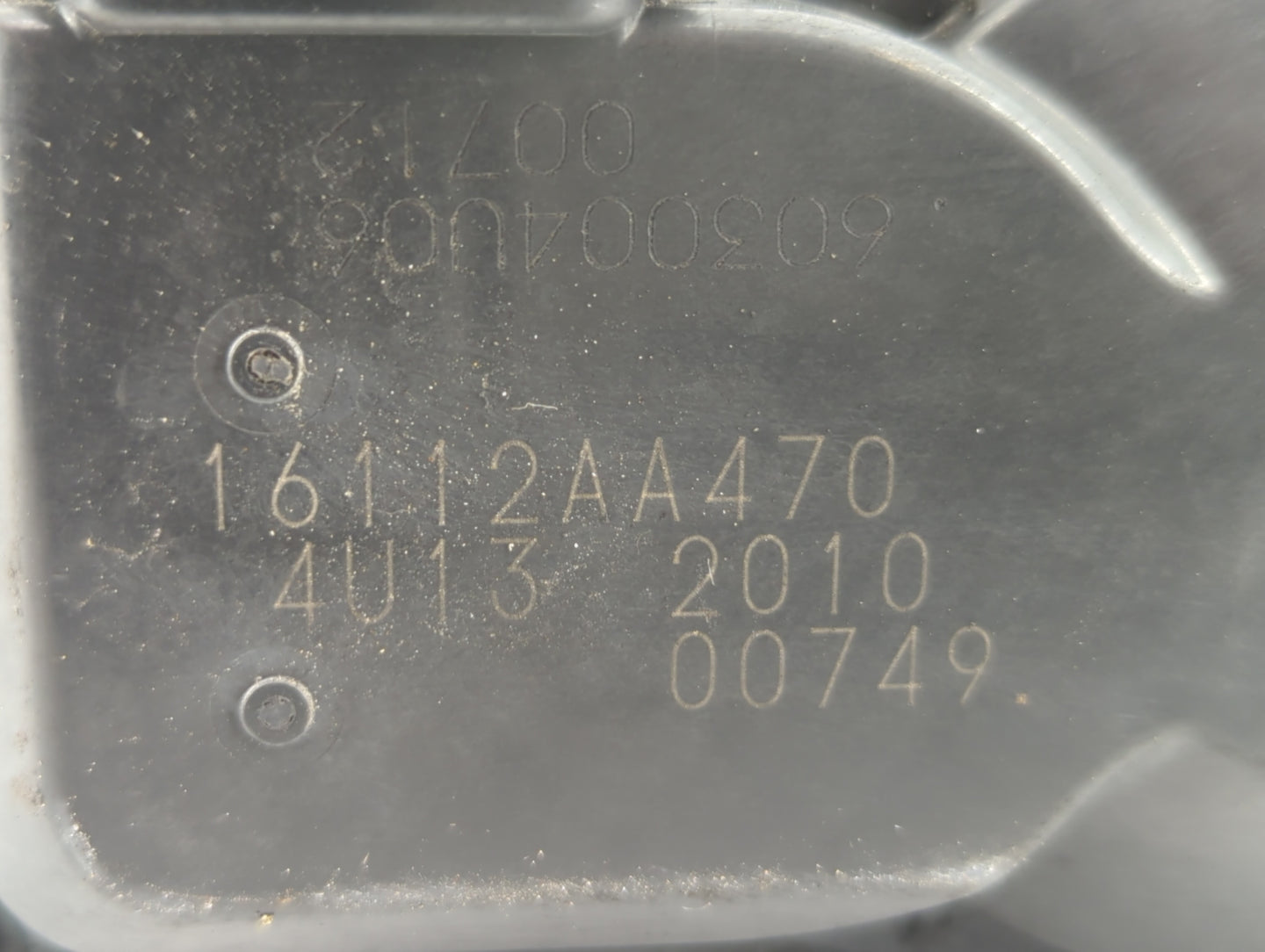 2017-2022 Subaru Impreza Throttle Body P/N:16112AA470 Fits Fits 2017 2018 2019 2020 2021 2022 OEM Used Auto Parts - Oemuseda