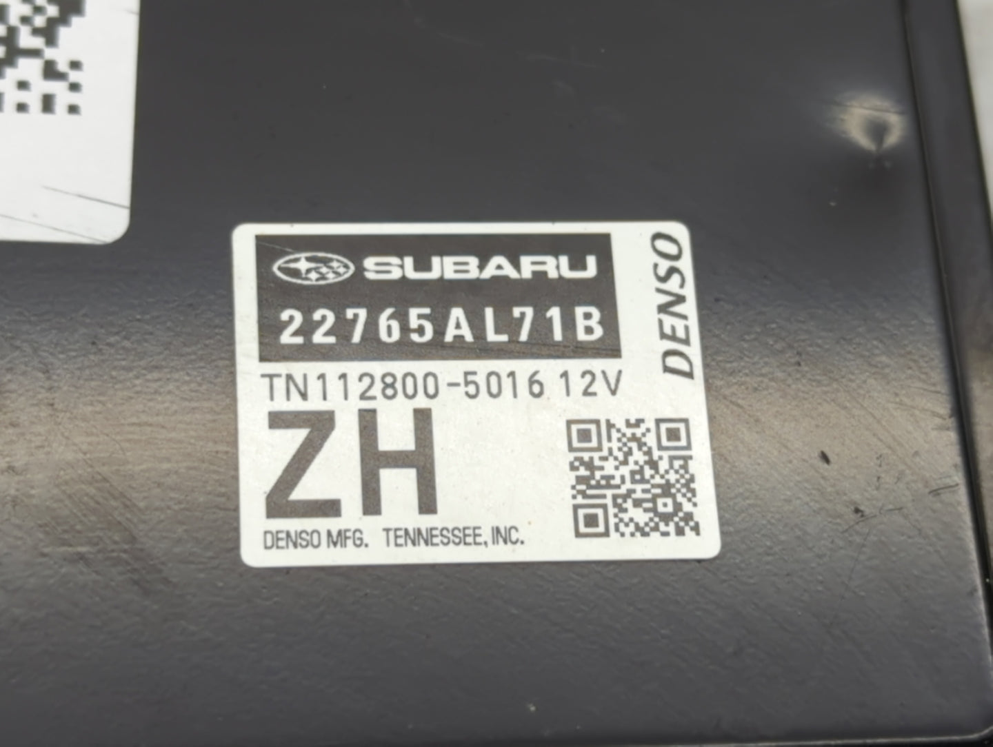 2017-2018 Subaru Impreza PCM Engine Control Computer ECU ECM PCU OEM P/N:22765AL71B Fits Fits 2017 2018 OEM Used Auto Parts 