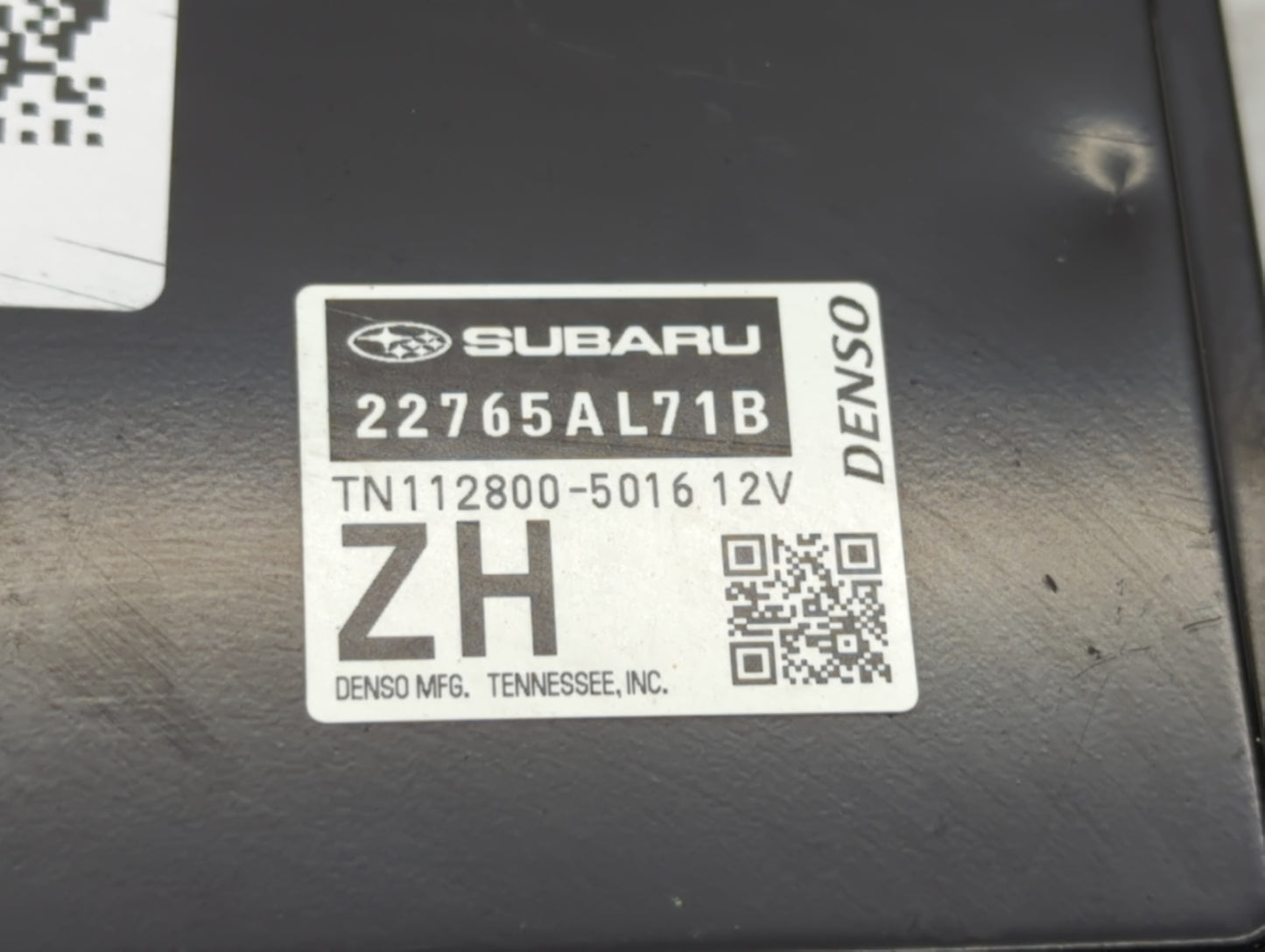 2017-2018 Subaru Impreza PCM Engine Control Computer ECU ECM PCU OEM P/N:22765AL71B Fits Fits 2017 2018 OEM Used Auto Parts 