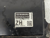 2017-2018 Subaru Impreza PCM Engine Control Computer ECU ECM PCU OEM P/N:22765AL71B Fits Fits 2017 2018 OEM Used Auto Parts 