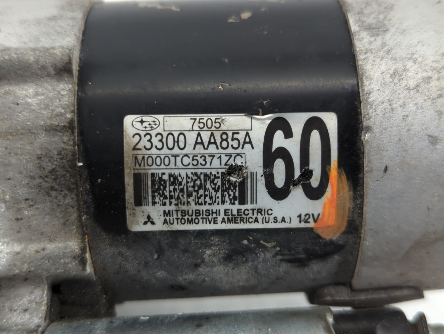 2017-2022 Subaru Impreza Car Starter Motor Solenoid OEM P/N:M000TC5371ZC 23300 AA85A Fits Fits 2017 2018 2019 2020 2021 2022