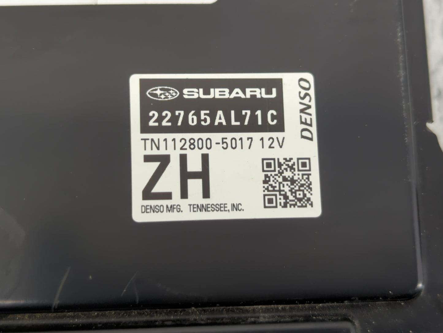 2017-2018 Subaru Impreza PCM Engine Control Computer ECU ECM PCU OEM P/N:22765AL71C 22765AL71B Fits Fits 2017 2018 OEM Used 