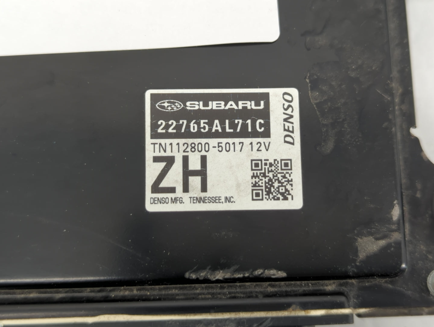 2017-2018 Subaru Impreza PCM Engine Control Computer ECU ECM PCU OEM P/N:22765AL71C 22765AL71B Fits Fits 2017 2018 OEM Used 