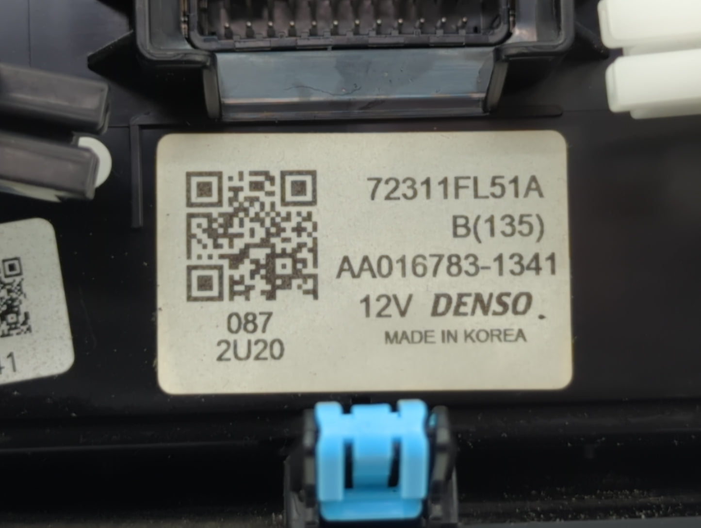 2017-2022 Subaru Impreza Climate Control Module Temperature AC/Heater Replacement P/N:72311FL51A Fits OEM Used Auto Parts - 