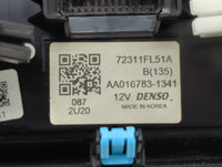 2017-2022 Subaru Impreza Climate Control Module Temperature AC/Heater Replacement P/N:72311FL51A Fits OEM Used Auto Parts - 