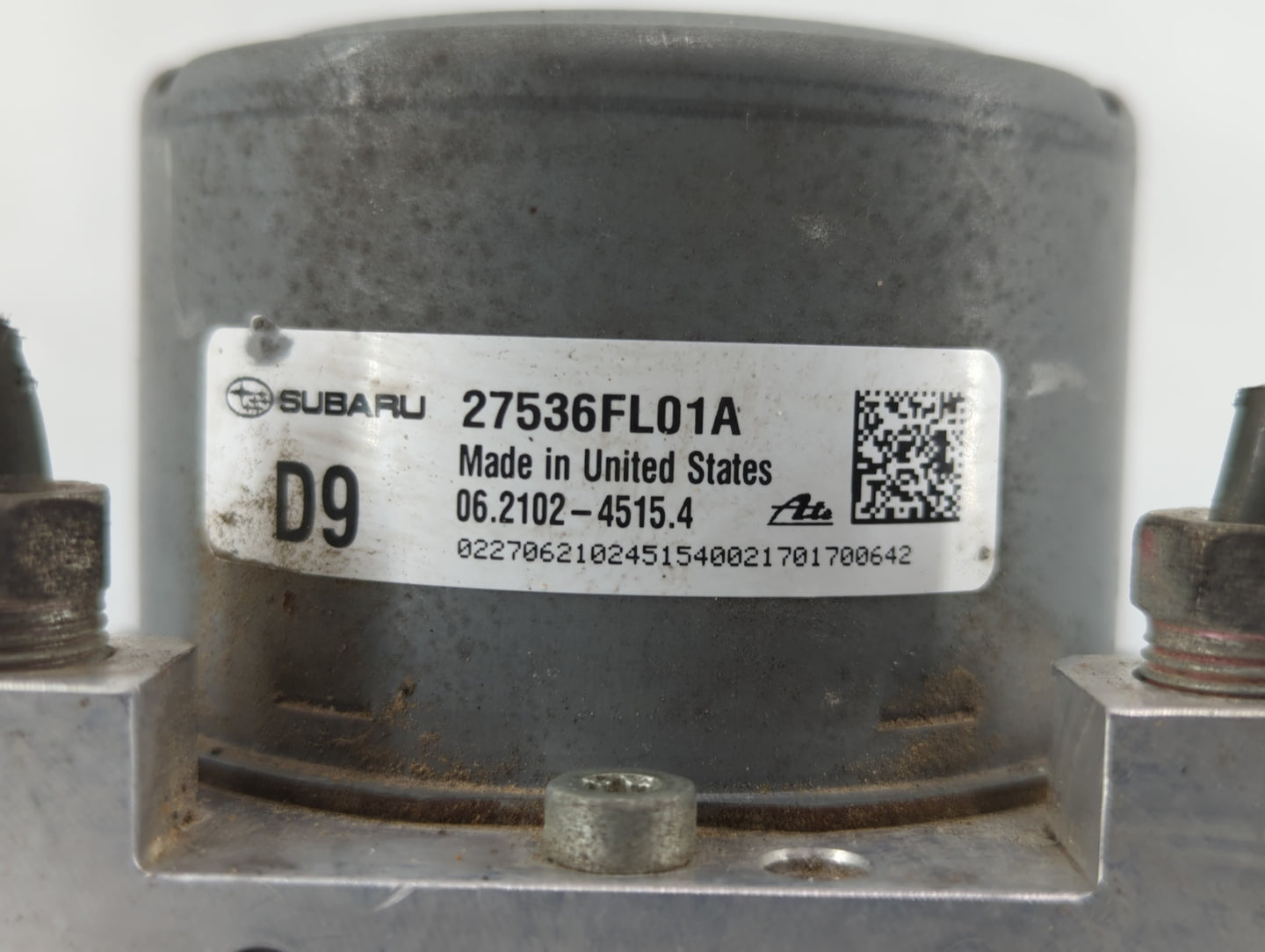 2017-2021 Subaru Impreza ABS Pump Control Module Replacement P/N:27536FL01A Fits Fits 2017 2018 2019 2020 2021 OEM Used Auto