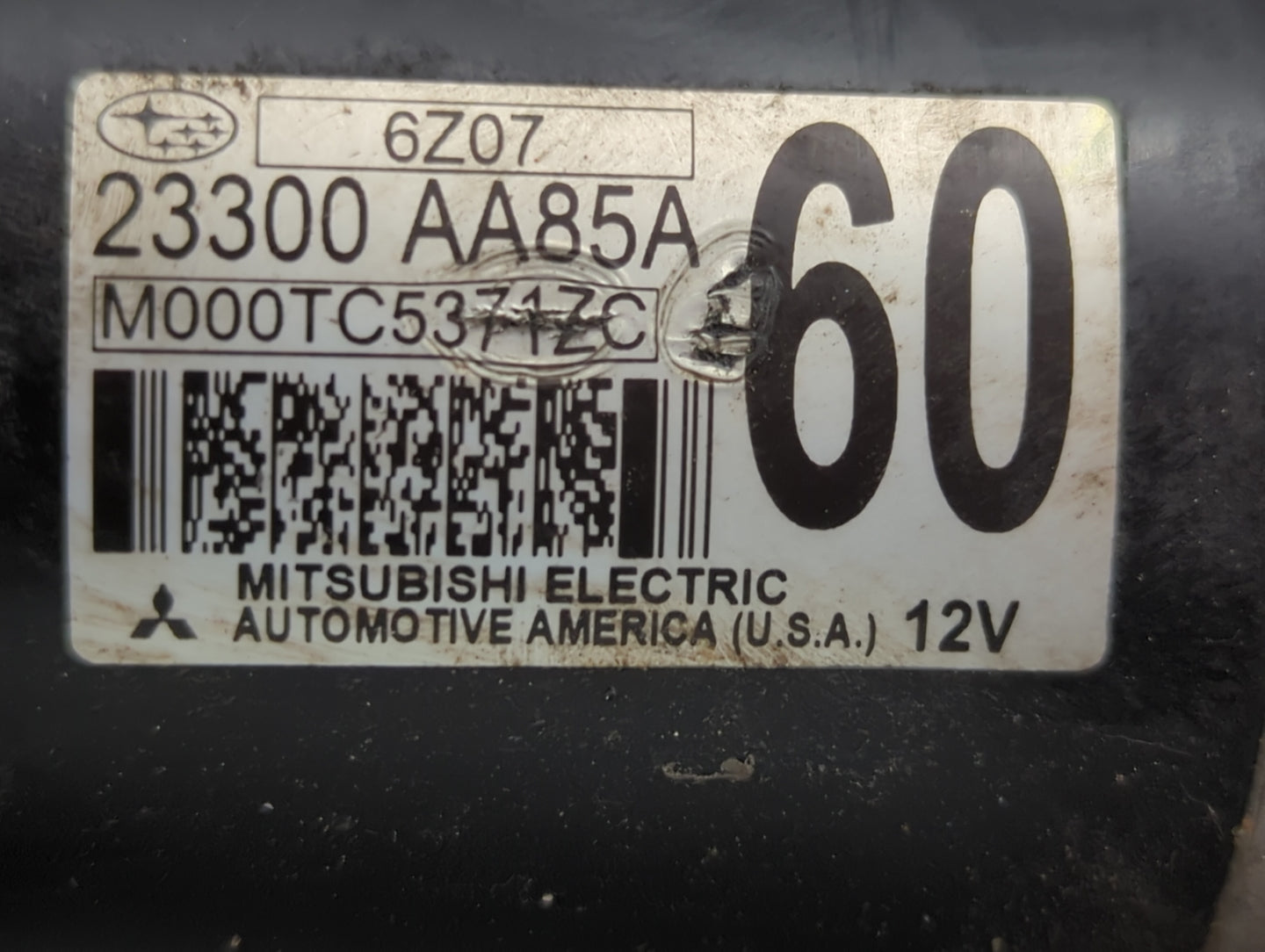 2017-2022 Subaru Impreza Car Starter Motor Solenoid OEM P/N:M000TC5371ZC 7116, 23300-AA85A Fits Fits 2017 2018 2019 2020 202