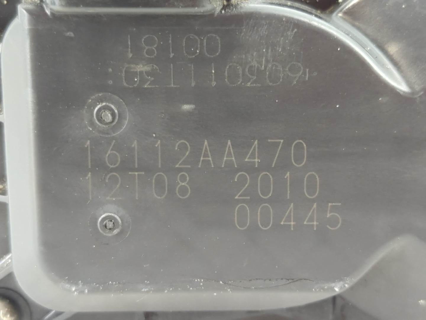 2017-2022 Subaru Impreza Throttle Body P/N:12T08 2010 16112AA470 Fits Fits 2017 2018 2019 2020 2021 2022 OEM Used Auto Parts