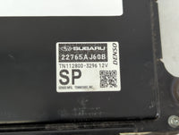 2017-2018 Subaru Impreza PCM Engine Control Computer ECU ECM PCU OEM P/N:22765AJ60B Fits Fits 2017 2018 OEM Used Auto Parts 