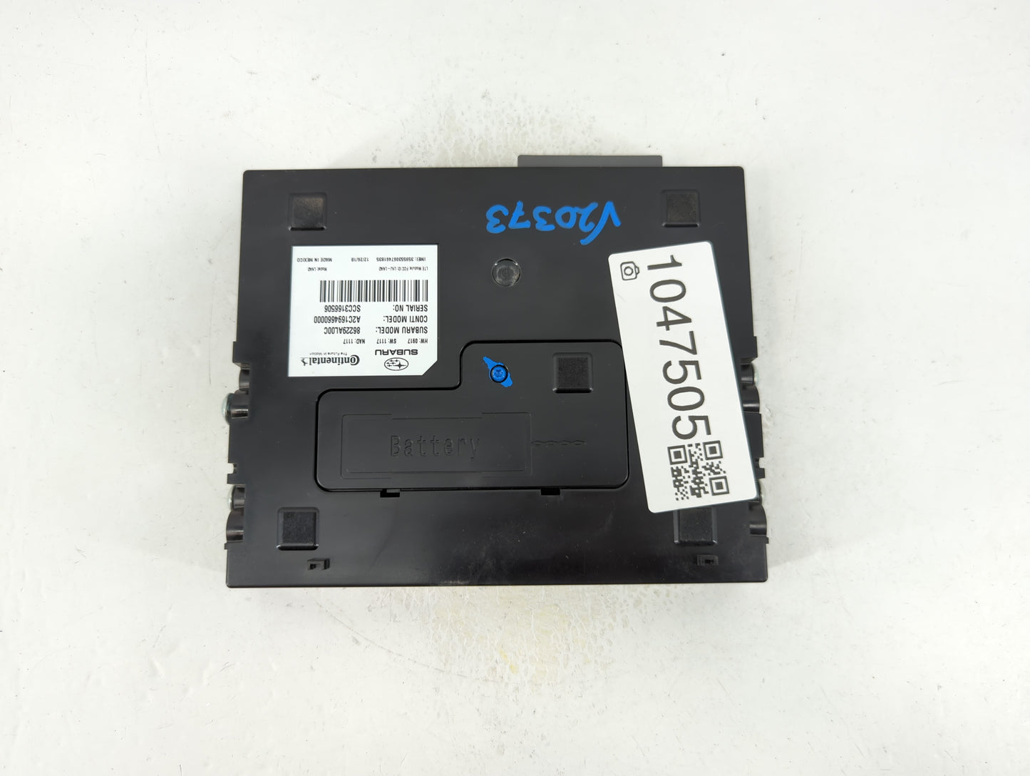 2016-2018 Subaru Legacy Telematics Control Module 86229al00c - Oemusedautoparts1.com