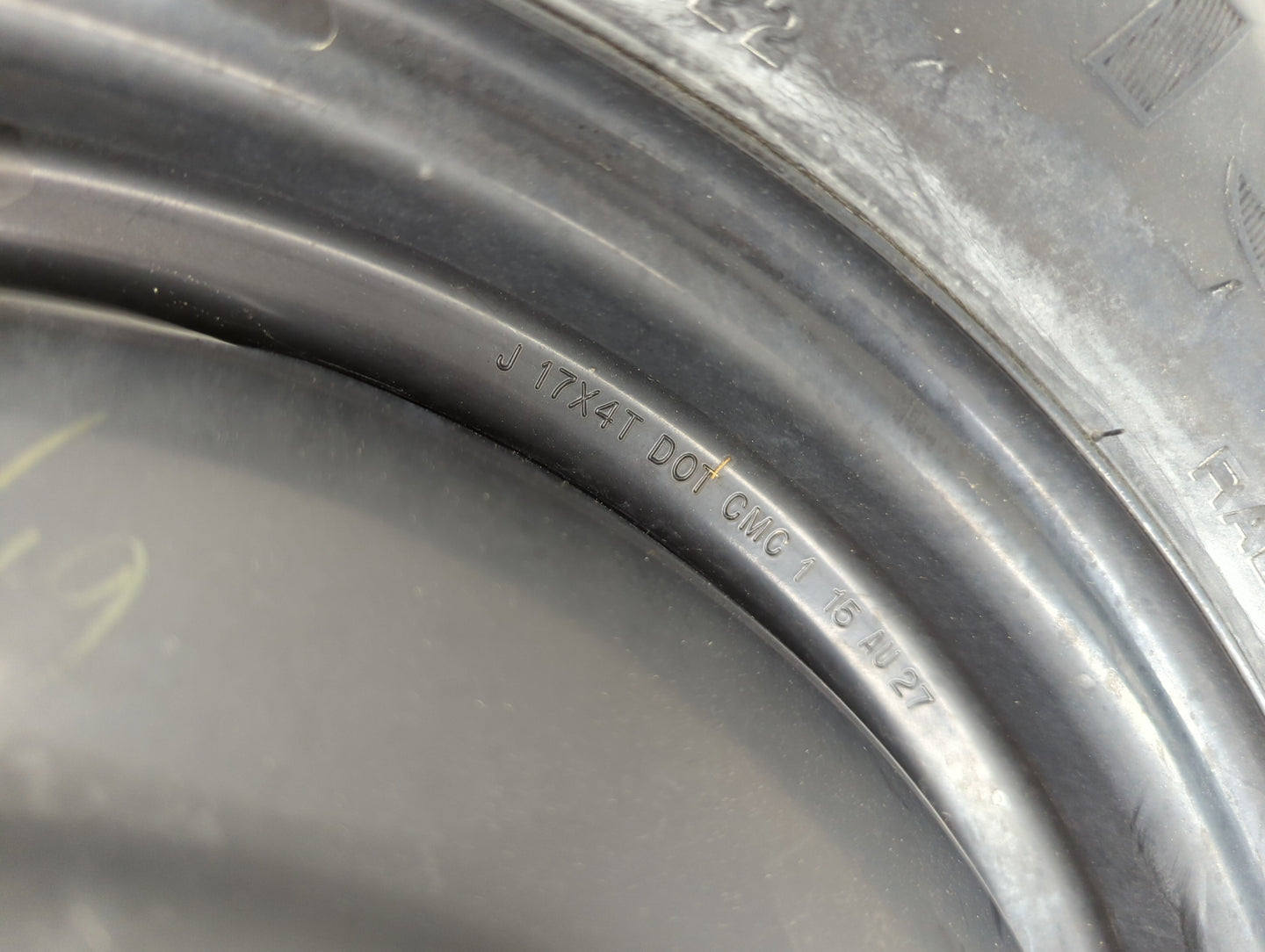 2015-2018 Subaru Legacy Spare Donut Tire Wheel Rim Oem - Oemusedautoparts1.com