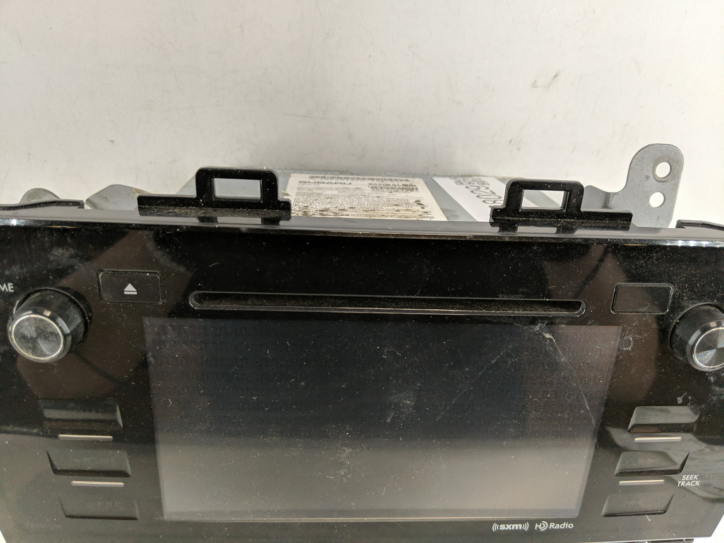 2017 Subaru Legacy Radio AM FM Cd Player Receiver Replacement P/N:86201AL85B Fits OEM Used Auto Parts - Oemusedautoparts1.co