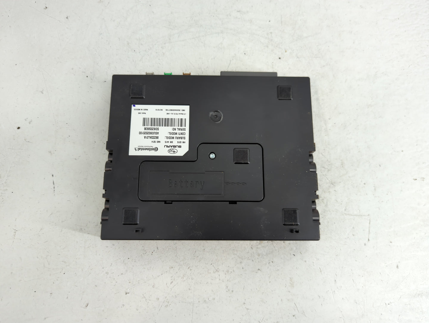 2017 Subaru Legacy Radio AM FM Cd Player Receiver Replacement P/N:86271AL87A Fits OEM Used Auto Parts - Oemusedautoparts1.co