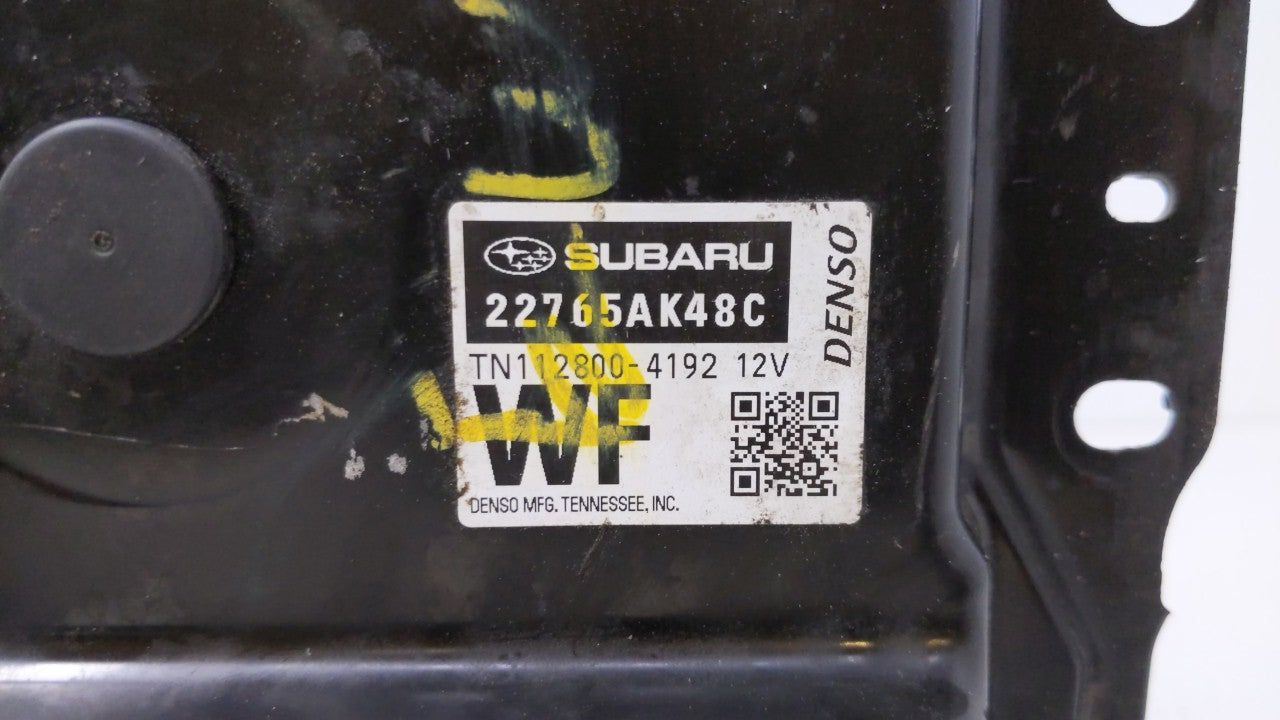 2017 Subaru Legacy PCM Engine Control Computer ECU ECM PCU OEM P/N:22765AK48D 22765AK48C Fits OEM Used Auto Parts - Oemuseda